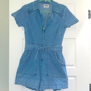 Mumu Denim Romper size Medium